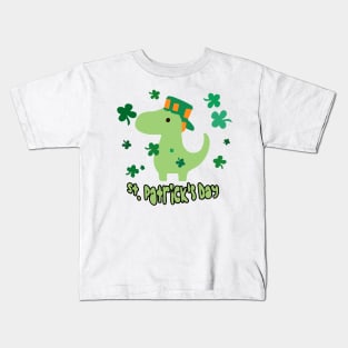 on St. Patrick’s Day bird bag Kids T-Shirt